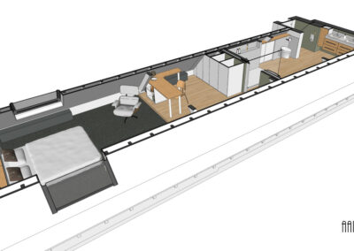 3D dessin architecte intérieure